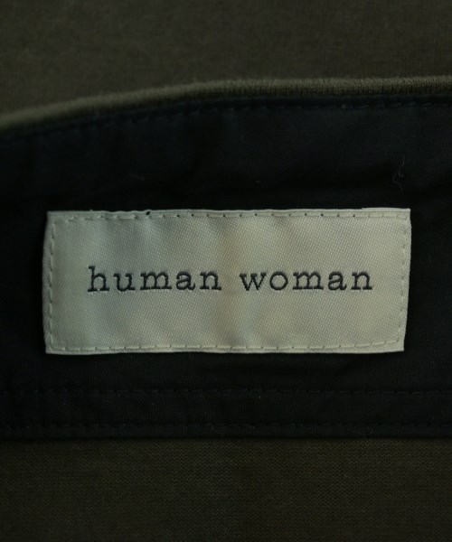 HUMAN WOMAN（ヒューマン　ウーマン）Tシャツ・カットソー カーキ サイズ:M レディース/2200653034065