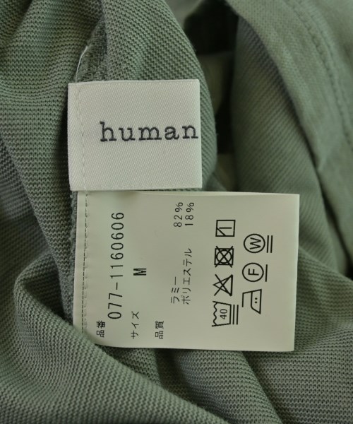 HUMAN WOMAN（ヒューマン　ウーマン）カジュアルシャツ 緑 サイズ:M レディース/2200653034072