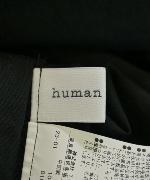 HUMAN WOMAN（ヒューマン　ウーマン）ブラウス 黒 サイズ:M レディース/2200655238072