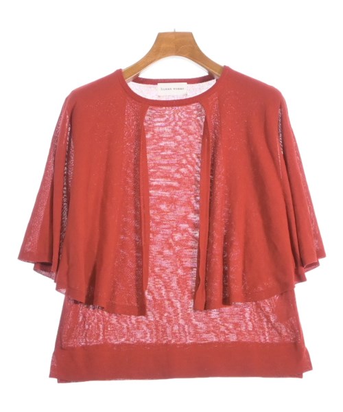 HUMAN WOMAN(ヒューマン　ウーマン)ベスト/ノースリーブ 赤 サイズ:M/2200659174178