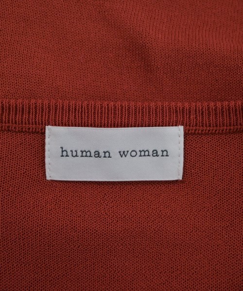 HUMAN WOMAN（ヒューマン　ウーマン）ベスト/ノースリーブ 赤 サイズ:M レディース/2200659174178