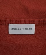 HUMAN WOMAN（ヒューマン　ウーマン）ベスト/ノースリーブ 赤 サイズ:M レディース/2200659174178