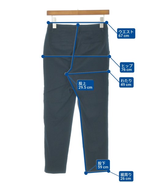 HUMAN WOMAN（ヒューマン　ウーマン）チノパン 紺 サイズ:S レディース/2200656993086