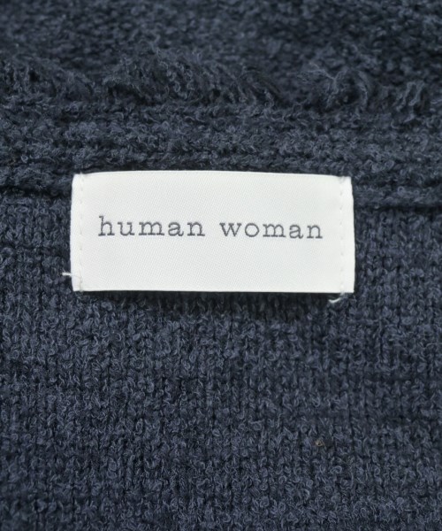 HUMAN WOMAN（ヒューマン　ウーマン）カーディガン 紺 サイズ:M レディース/2200707906058