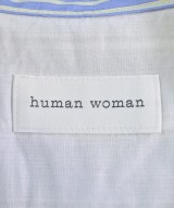 HUMAN WOMAN（ヒューマン　ウーマン）カジュアルシャツ 青 サイズ:M レディース/2200711818057