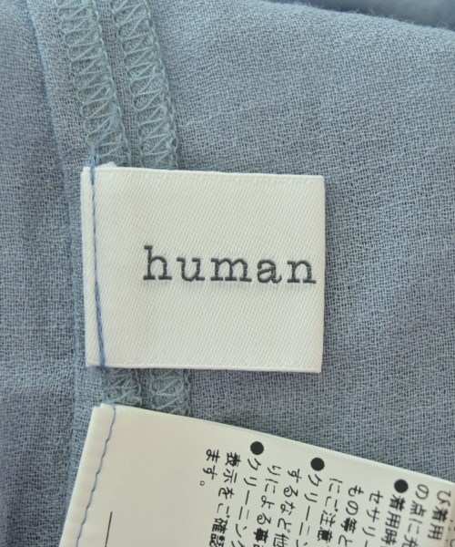 HUMAN WOMAN（ヒューマン　ウーマン）ブラウス 青 サイズ:M レディース/2200703713018