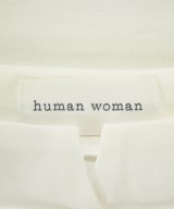 HUMAN WOMAN（ヒューマン　ウーマン）Tシャツ・カットソー 白 サイズ:M レディース/2200711797031
