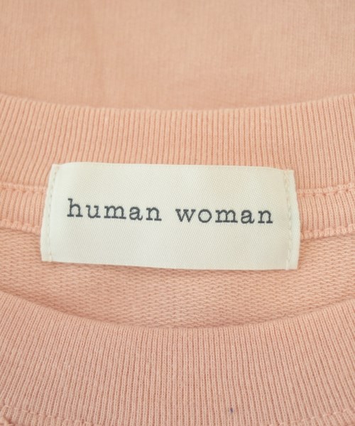 HUMAN WOMAN（ヒューマン　ウーマン）Tシャツ・カットソー ピンク サイズ:M レディース/2200711593022