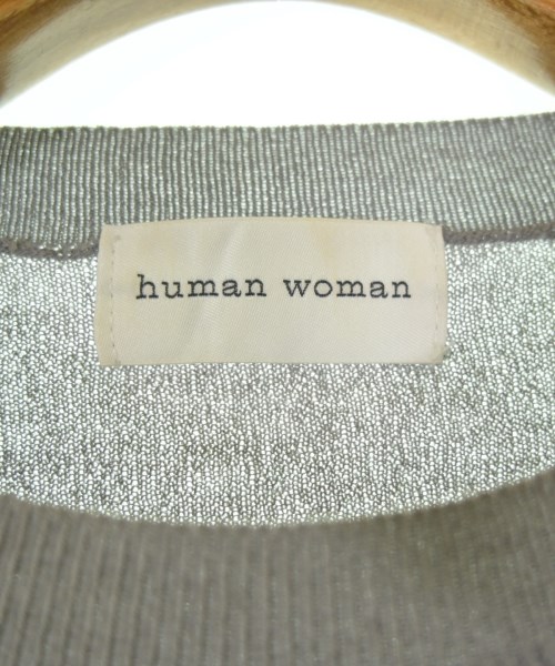 HUMAN WOMAN（ヒューマン　ウーマン）ニット・セーター グレー サイズ:M レディース/2200714935041