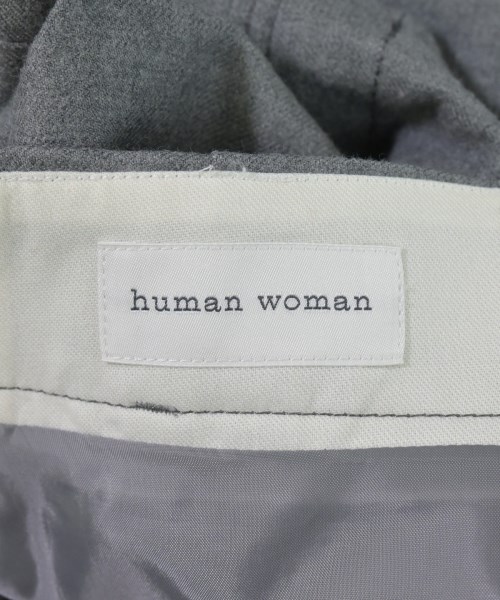 HUMAN WOMAN（ヒューマン　ウーマン）ロング・マキシ丈スカート グレー サイズ:M レディース/2200718040048