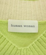 HUMAN WOMAN（ヒューマン　ウーマン）ニット・セーター 緑 サイズ:M レディース/2200625392087