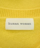 HUMAN WOMAN（ヒューマン　ウーマン）カーディガン 黄 サイズ:M レディース/2200625392094