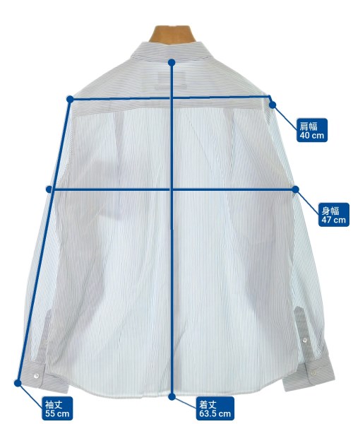 HUMAN WOMAN（ヒューマン　ウーマン）カジュアルシャツ 白 サイズ:M レディース/2200646090054