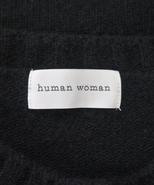 HUMAN WOMAN（ヒューマン　ウーマン）カーディガン 黒 サイズ:M レディース/2200641204128