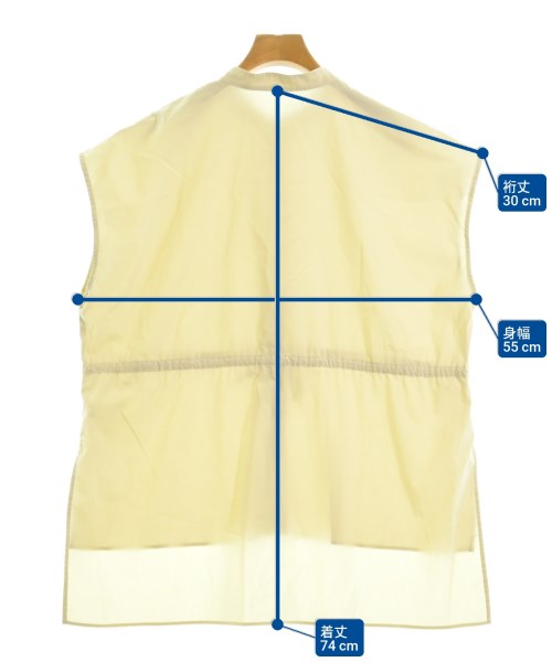 HUMAN WOMAN（ヒューマン　ウーマン）カジュアルシャツ ベージュ サイズ:M レディース/2200641204272