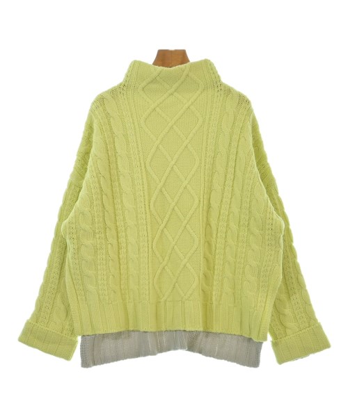 HUMAN WOMAN(ヒューマン　ウーマン)ニット・セーター 黄 サイズ:M/2200651496124