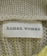 HUMAN WOMAN（ヒューマン　ウーマン）ニット・セーター 黄 サイズ:M レディース/2200651496124