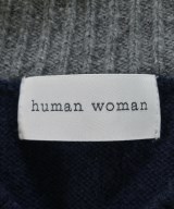 HUMAN WOMAN（ヒューマン　ウーマン）ニット・セーター 紺 サイズ:M レディース/2200651496131