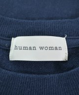 HUMAN WOMAN（ヒューマン　ウーマン）スウェット 紺 サイズ:M レディース/2200649962068