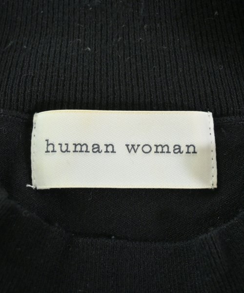 HUMAN WOMAN（ヒューマン　ウーマン）ニット・セーター 黒 サイズ:M レディース/2200649962082