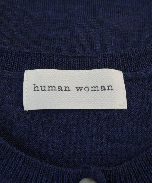 HUMAN WOMAN（ヒューマン　ウーマン）カーディガン 紺 サイズ:M レディース/2200649962167
