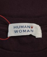 HUMAN WOMAN（ヒューマン　ウーマン）Tシャツ・カットソー 紫 サイズ:M レディース/2200649962181