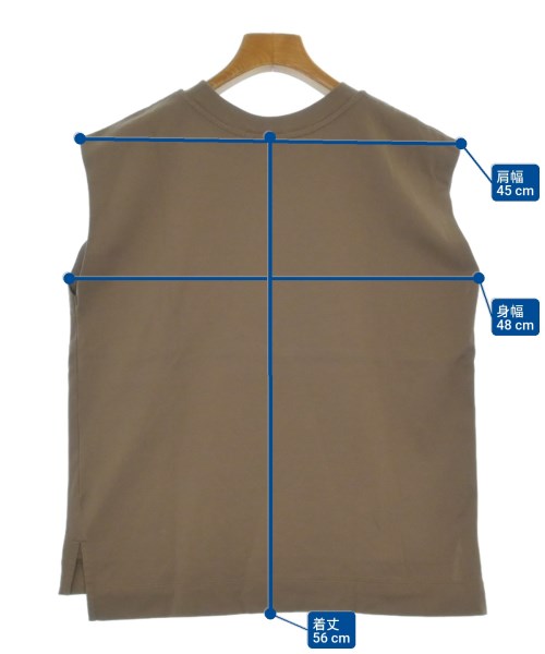 HUMAN WOMAN（ヒューマン　ウーマン）ノースリーブ ベージュ サイズ:M レディース/2200649962198