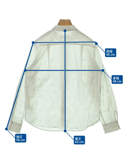 HUMAN WOMAN（ヒューマン　ウーマン）カジュアルシャツ 白 サイズ:S レディース/2200649962341