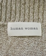HUMAN WOMAN（ヒューマン　ウーマン）ニット・セーター ベージュ サイズ:M レディース/2200705643191