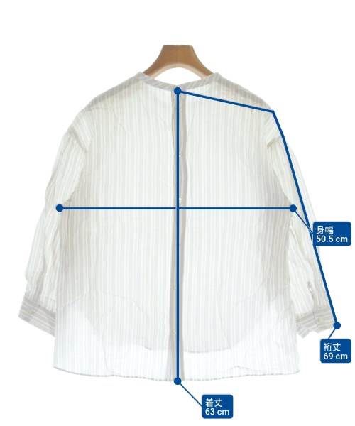 HUMAN WOMAN（ヒューマン　ウーマン）ブラウス 白 サイズ:M レディース/2200662597025