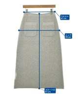 HUMAN WOMAN（ヒューマン　ウーマン）ロング・マキシ丈スカート グレー サイズ:M レディース/2200669472028