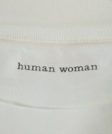 HUMAN WOMAN（ヒューマン　ウーマン）Tシャツ・カットソー 白 サイズ:M レディース/2200667433038