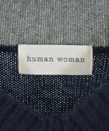 HUMAN WOMAN（ヒューマン　ウーマン）ニット・セーター 紺 サイズ:M レディース/2200725528072