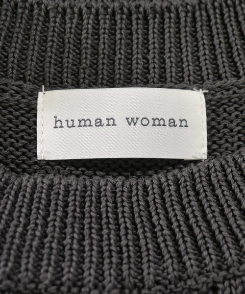 HUMAN WOMAN（ヒューマン　ウーマン）ニット・セーター グレー サイズ:M レディース/2200725654054