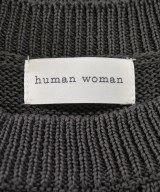 HUMAN WOMAN（ヒューマン　ウーマン）ニット・セーター グレー サイズ:M レディース/2200725654054