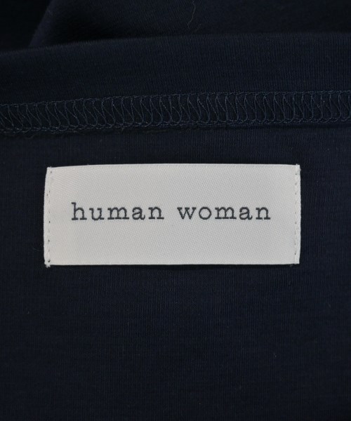 HUMAN WOMAN（ヒューマン　ウーマン）Tシャツ・カットソー 紺 サイズ:M レディース/2200731536030