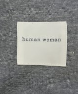 HUMAN WOMAN（ヒューマン　ウーマン）ノーカラージャケット グレー サイズ:M レディース/2200720778069