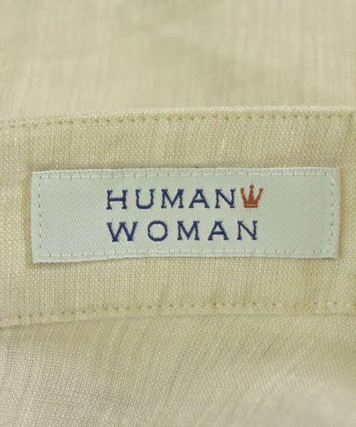 HUMAN WOMAN（ヒューマン　ウーマン）ロング・マキシ丈スカート ベージュ サイズ:M レディース/2200720861013
