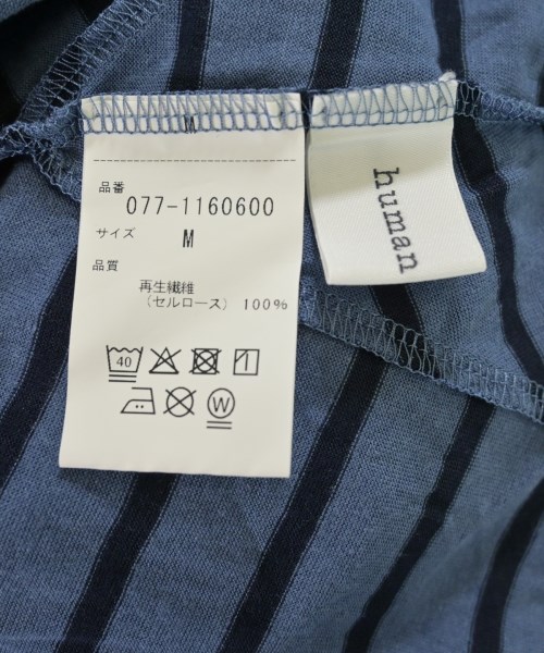 HUMAN WOMAN（ヒューマン　ウーマン）Tシャツ・カットソー 青 サイズ:M レディース/2200716023098