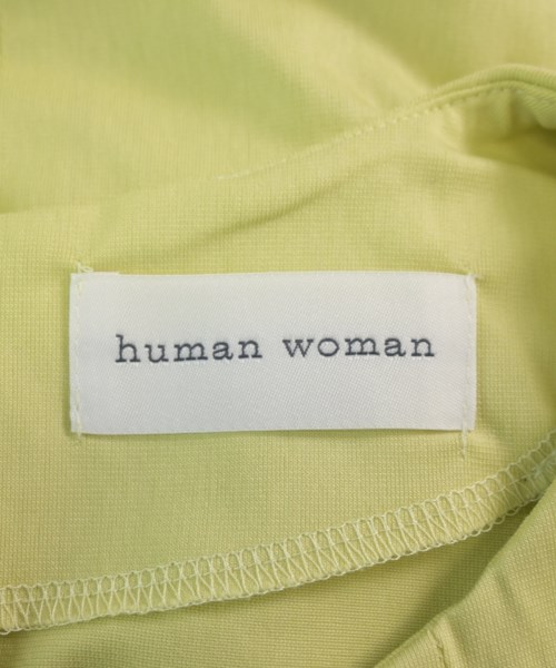 HUMAN WOMAN（ヒューマン　ウーマン）ブラウス 黄 サイズ:M レディース/2200719639326