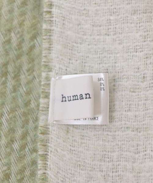 HUMAN WOMAN（ヒューマン　ウーマン）マフラー 緑 サイズ:- レディース/2200721731032