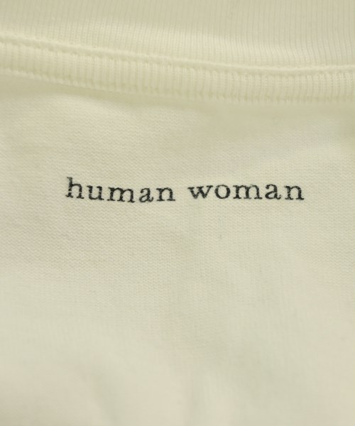 HUMAN WOMAN（ヒューマン　ウーマン）Tシャツ・カットソー 白 サイズ:M レディース/2200682793025