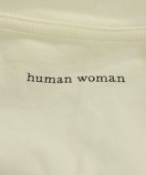 HUMAN WOMAN（ヒューマン　ウーマン）Tシャツ・カットソー 白 サイズ:M レディース/2200682793025