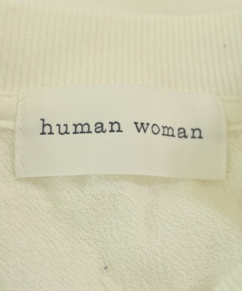 HUMAN WOMAN（ヒューマン　ウーマン）Tシャツ・カットソー 白 サイズ:M レディース/2200682793032