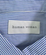 HUMAN WOMAN（ヒューマン　ウーマン）カジュアルシャツ 青 サイズ:M レディース/2200682793049
