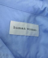 HUMAN WOMAN（ヒューマン　ウーマン）カジュアルシャツ 青 サイズ:M レディース/2200682793056
