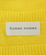 HUMAN WOMAN（ヒューマン　ウーマン）ニット・セーター 黄 サイズ:M レディース/2200685282052