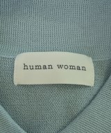 HUMAN WOMAN（ヒューマン　ウーマン）カーディガン 青 サイズ:M レディース/2200683220049