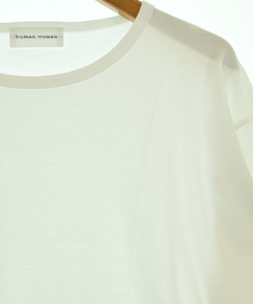HUMAN WOMAN（ヒューマン　ウーマン）Tシャツ・カットソー 白 サイズ:M レディース/2200683220070