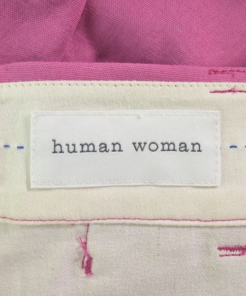 HUMAN WOMAN（ヒューマン　ウーマン）スラックス ピンク サイズ:L レディース/2200686775058